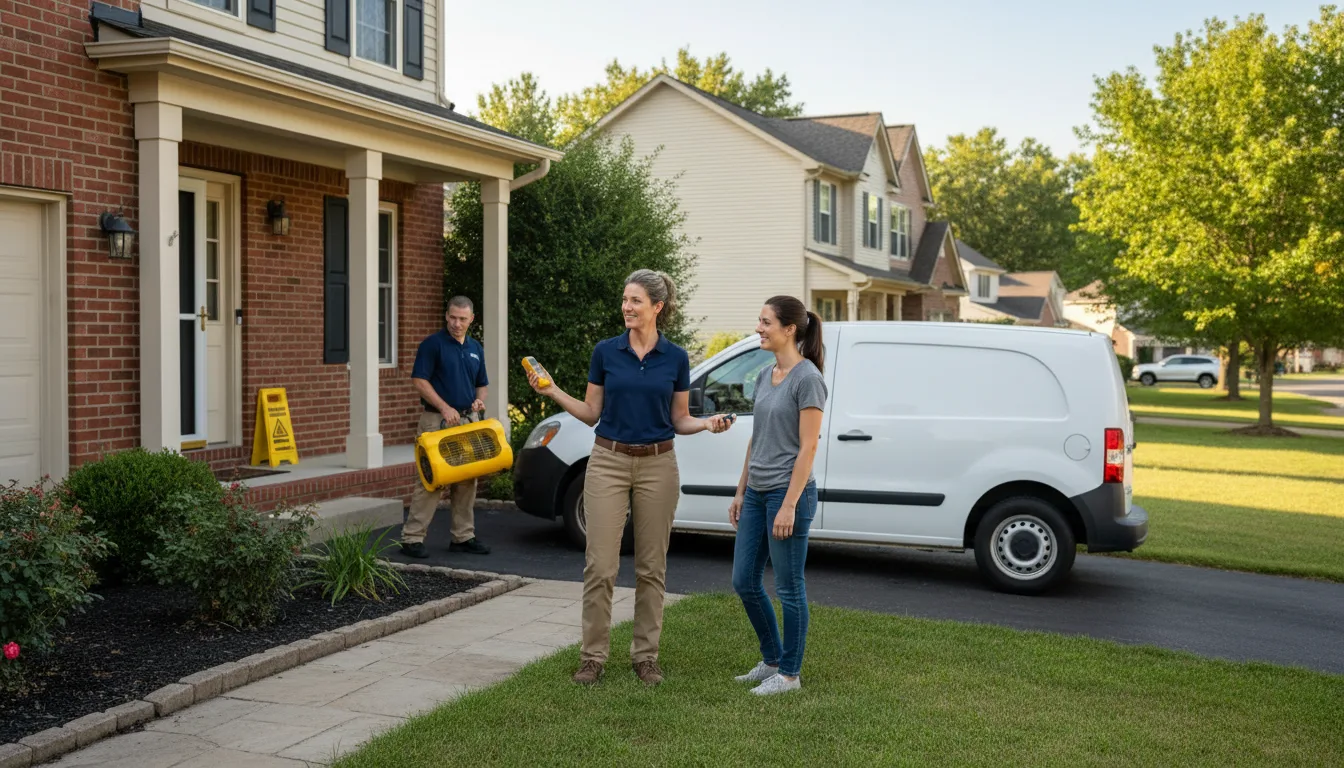 Water restoration image for Dehumidification And Cleanup Services in Copeland, FL
